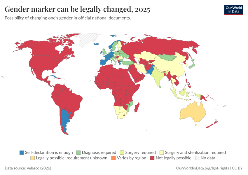 A thumbnail of the "Gender marker can be legally changed" chart